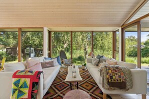 Fireplace - Beautiful summer house in a fantastic location (Gilleleje)