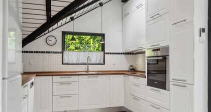 The summer house in peaceful Nyrup.