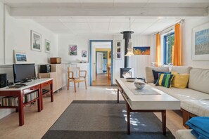 Cheminée, lecteur de DVD, chaîne hi-fi