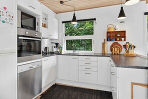 Fridge, oven, stovetop, dishwasher - Enjoy a holiday just 200 m from Ringkøbing Fjord (Skjern)