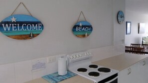 Microwave, oven, stovetop, toaster