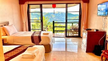 Standard Twin Air Room | 1 bedroom, free WiFi