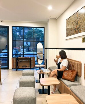 Sala de estar en el lobby