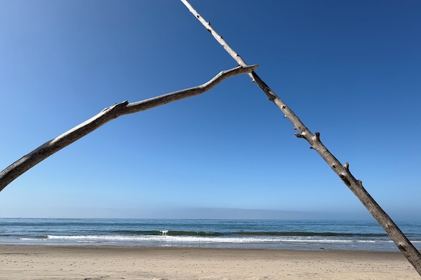 Una playa cerca, toallas de playa