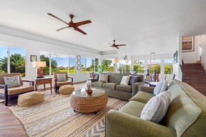 Smart TV, offices - Whispering Palms – 4BR Home on Kiahuna Golf Course with PBAC Access (Koloa)