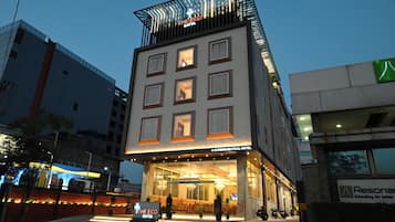 Overnatningsstedets facade