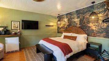 1 habitación, tabla de planchar con plancha, wifi y ropa de cama