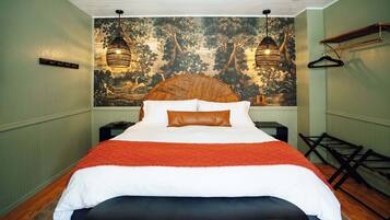 1 habitación, tabla de planchar con plancha, wifi y ropa de cama