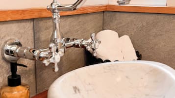 Ducha, secador de pelo, toallas