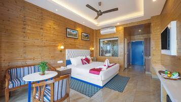 Premium bedding, memory-foam beds, minibar, in-room safe
