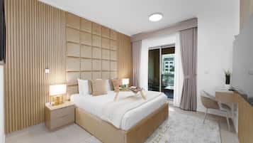 Vila Eksklusif, 3 kamar tidur, balkon | 3 kamar tidur, brankas, tirai kedap cahaya, dan tempat tidur bayi gratis