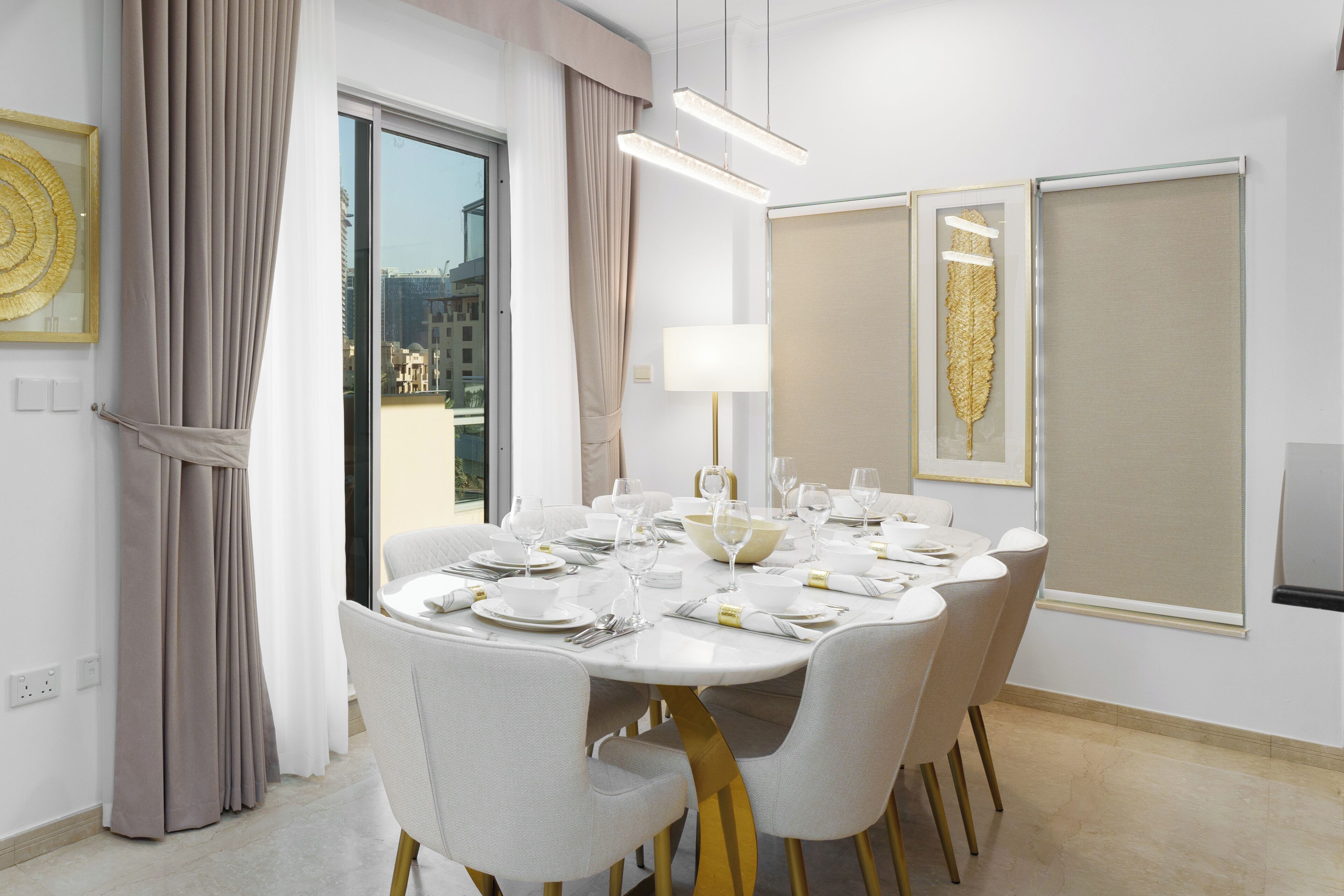 Vila Eksklusif, 3 kamar tidur, balkon | Ruang makan