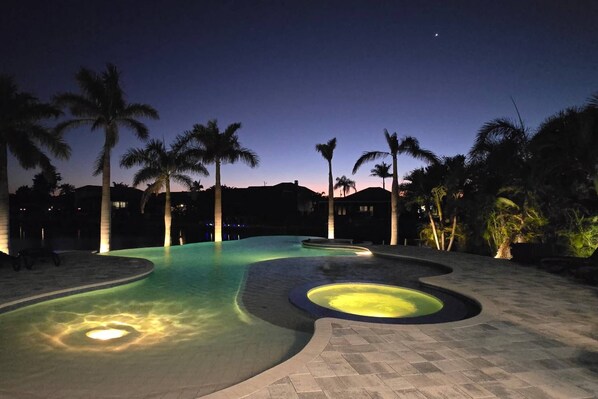 Una piscina climatizada
