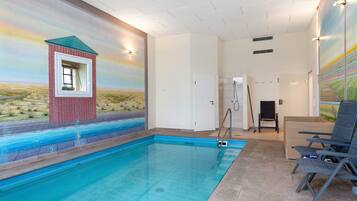 Indoor pool, a heated pool