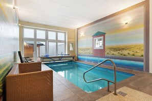 Indoor pool, a heated pool