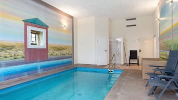 Indoor pool, a heated pool