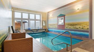 Indoor pool, a heated pool