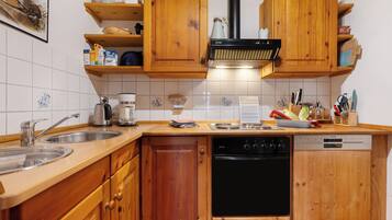 Kühlschrank, Ofen, Herdplatte, Geschirrspüler