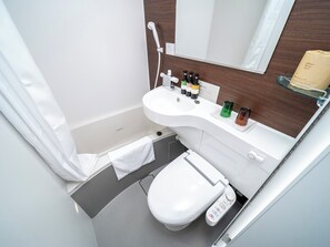 Ensemble douche/baignoire, serviettes fournies