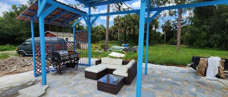 Espace banquet en plein air