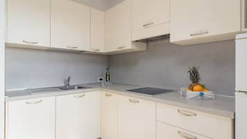 Condo, 2 Bedrooms, Balcony | Private kitchen | Fridge, microwave, stovetop, coffee/tea maker