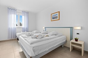 Lägenhet Superior - 2 sovrum - balkong | Värdeförvaringsskåp på rummet och mörkläggningsgardiner