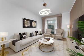 3 bedrooms - Exclusive Duplex Villa w Panoramic Terrace Overlooking Burj Khalifa (Dubai)