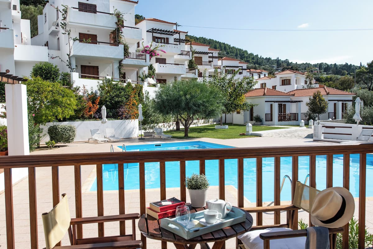 Double Room with Pool View | View from room