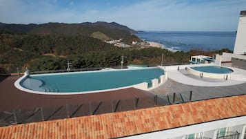 Seasonal outdoor pool