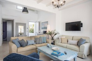 Villa Filoxenia | Coin séjour