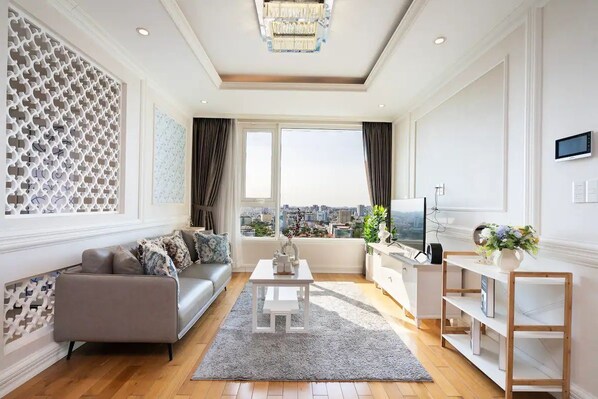Living area - Salute de Leman Luxury Apartment (Ho Chi Minh City)