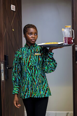 Frokostbuffé hver dag (USD 5 per person)