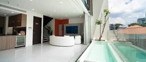 Appartamento familiare, balcone, vista città | Balcone