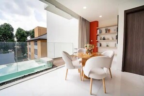 Family Apartment, Balcony, City View | Balcony