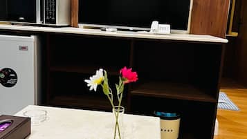 Deluxe Duplex | Living area | Smart TV