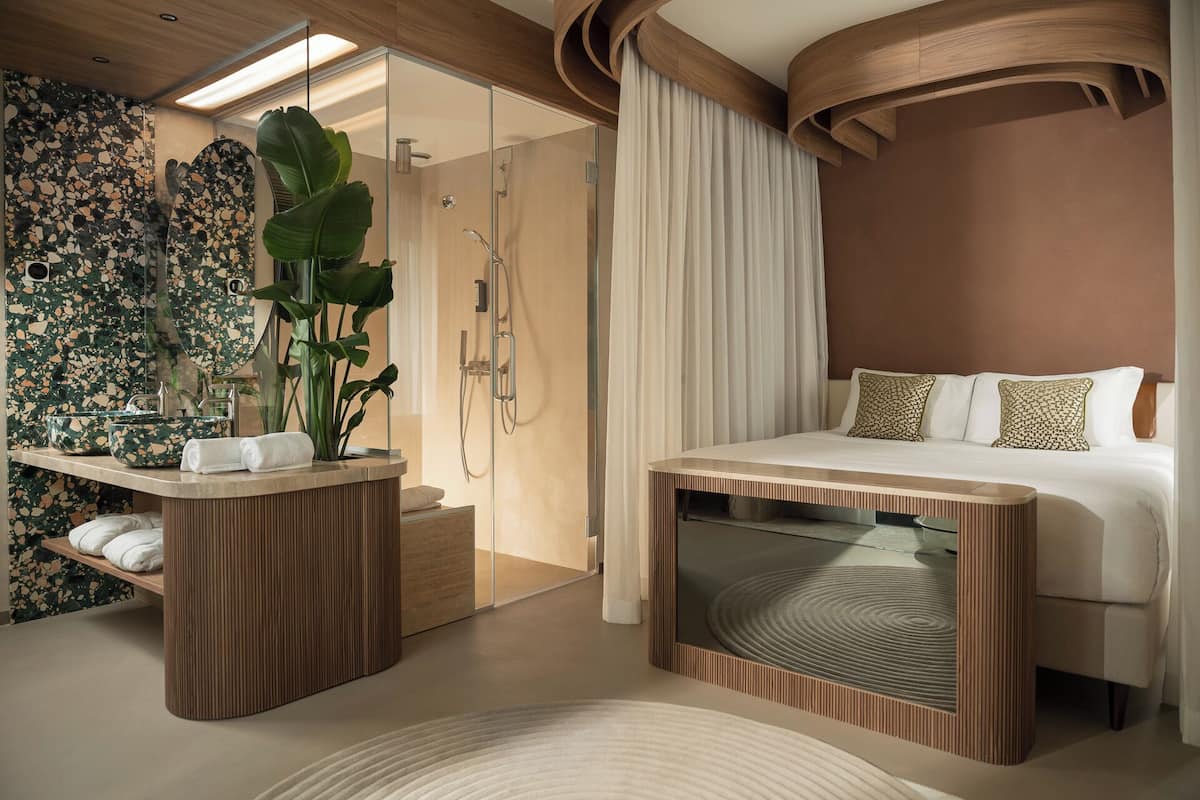 Suite Deluxe, 1 letto king | 1 camera, insonorizzazione, Wi-Fi gratuito, lenzuola