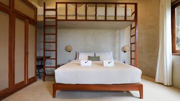 4 makuuhuonetta, työpöytä, Wi-Fi, vuodevaatteet