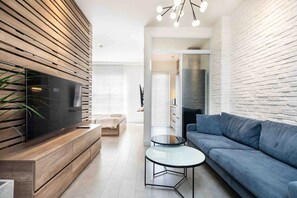 Panoramic Apartment, Balcony, City View | Living area - Saigon Royal View Residence & River (Ho Chi Minh City)