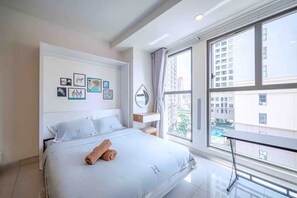 Basic Apartment, Balcony, City View | 1 bedroom, in-room safe, desk, laptop workspace - Saigon Royal View Residence & River (Ho Chi Minh City)