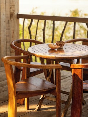 Tree House Supérieure, vue lagon | Terrasse/Patio