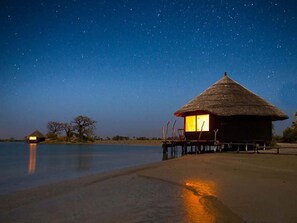 Front of property – evening/night