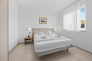 Apartment, 1 Schlafzimmer, Balkon | Zimmersafe, Verdunkelungsvorhänge, kostenlose Babybetten