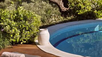 Alberca al aire libre y alberca climatizada