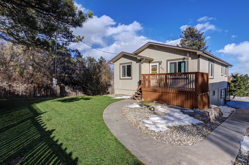 Welcome to our 5 bedroom 2 bathroom home in Charming Palmer Lake