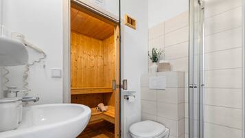 Een douche, een haardroger