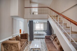 Deluxe Villa, 3 Bedrooms | Living area | TV