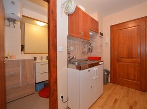 Studio (Studio Apartment) | Private kitchen | Fridge - Simple and Sunny Studio Apartment (Rovinj)