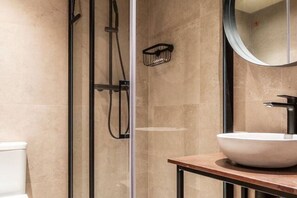 Shower, hair dryer
