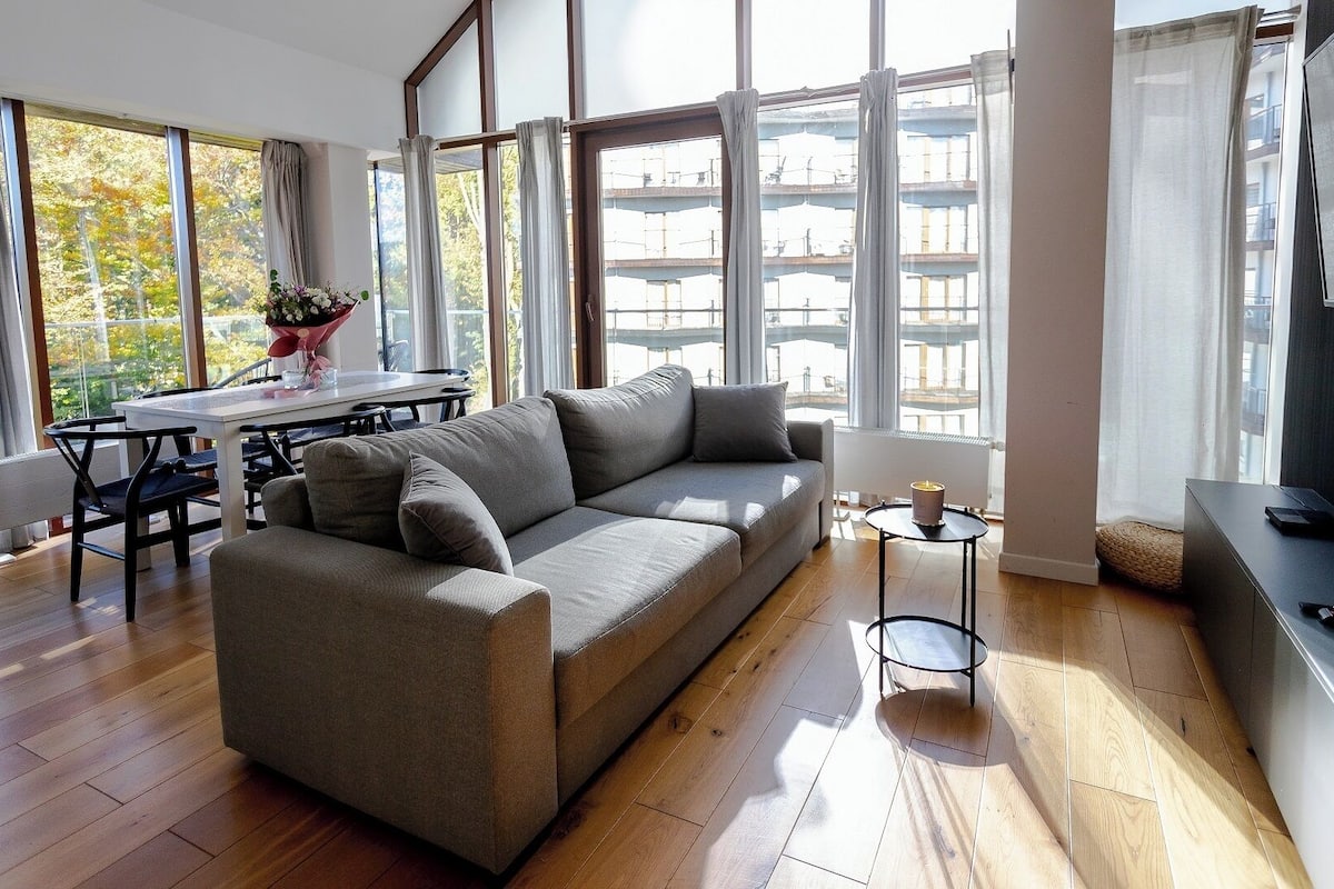 Apartamento (261) | Zona de estar | Una televisión de pantalla plana