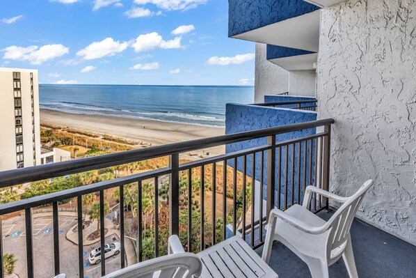 Signature-Apartment, 1 Schlafzimmer, Küche, eingeschränkter Meerblick | Ausblick vom Zimmer